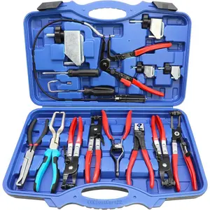 Comprehensive Hose Clamp Pliers Set - Includes Electrical Disconnect Tools for Automotive Coolant, Radiator, Heater, and Water Line MaintenanceCCCloutCart22