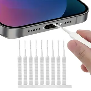 10pcs Shower Head Cleaner Picks, Unclogger for Small Hole Gap, Anti-Clogging Tool Kit, Phone Charge Port Cleaning Tool, Cleaning Brush
