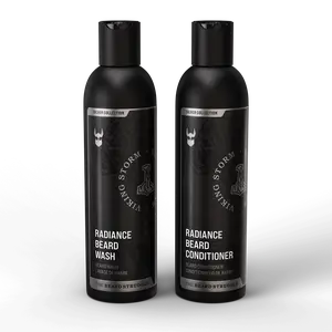 The Beard Struggle - Radiance Beard Wash & Conditioner Bundle, Beard Hair Care Comfort Combo