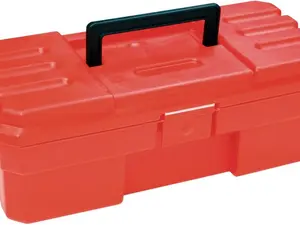 "SNAG IT FAST" 12-Inch ProBox Plastic Toolbox for Tools, Hobby or Craft Storage Toolbox, Model 09912, (12-Inch x 5-1/2-Inch x 4-Inch), Red