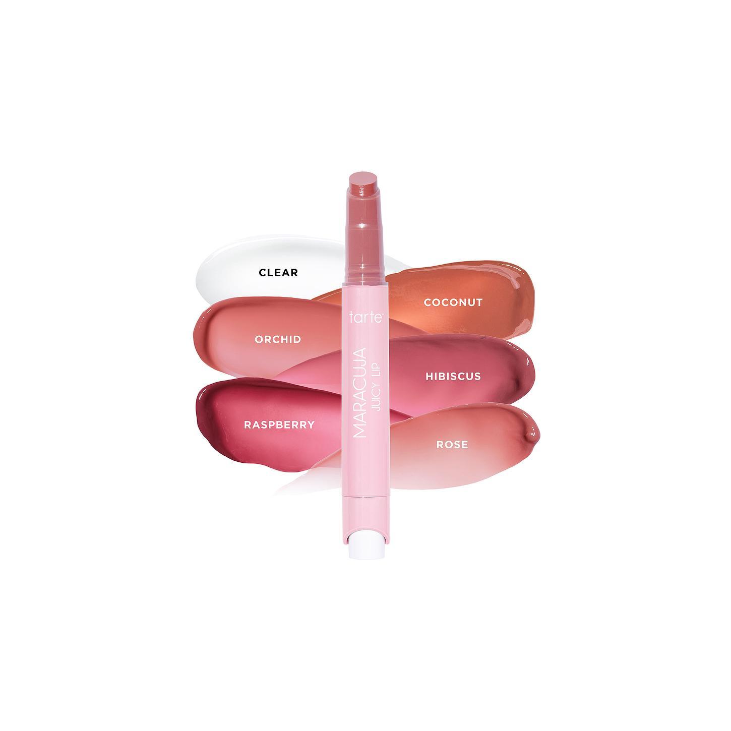 tarte Maracuja Juicy Lip Balm in Hibiscus