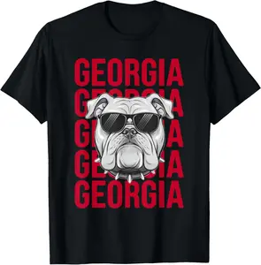 100% Cotton Retro Georgia personalized name Vintage Style Classic T-Shirt