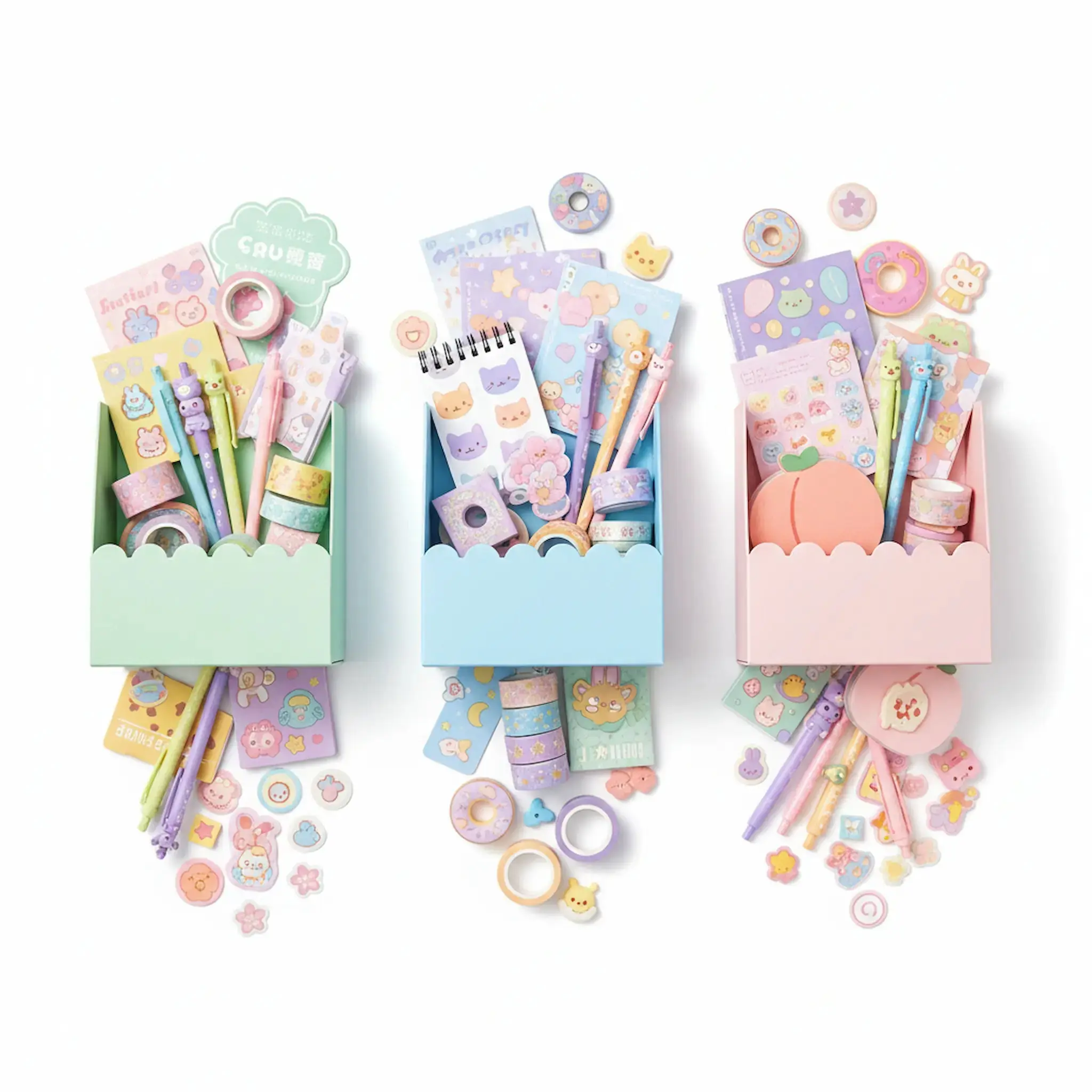 Ultimate Kawaii Mystery Box - Mega Surprise Stationery 3 Scoops