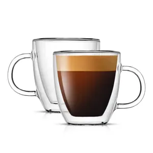 Savor Double Wall Espresso Glasses, 5.4 oz Savor Double Wall Espresso Glasses, 5.4 oz