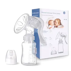 Manual Breast Pump, Adjustable Suction Breast Pump, Portable Breast Milk Collector, Baby Feeding Pump, Baby Bottles & Accessories