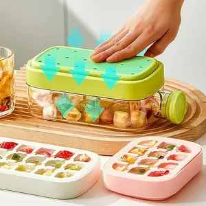 Holiday Gift 2-in-1 Ice Molds - Silicone Ice Cube Trays & Cups, Bottle Design for Beer Outdoor Use