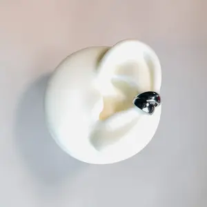 Double Silver Earcuff