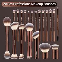 20 Counts Brushes - Coffee Brown