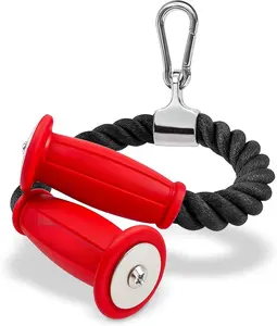 Tricep Rope | 30 Non-Slip  Attachment | Wrist   | Grip Strength & Forearm Activation |  & Commercial Gym Accessory | for  Machine &  Gym