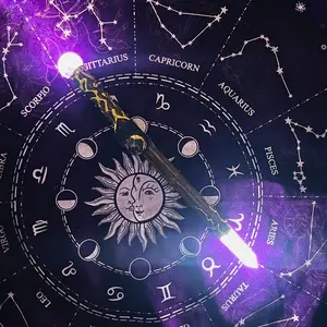 [Magic Crystal] Crystal Magic Wand, Light, Handmade, Craftsman, Deals for You Days, Clear Quartz, Amethyst, Fluorite, Wizard Wand, Scepter, Cosplay, Gift, Energy, Magic Props, Witchcraft, Divination