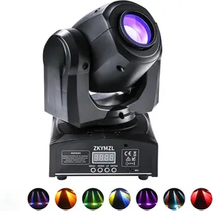 ZKYMZL 30W LED DJ Moving Head Light - DMX512 Control, 8 Patterns, 540° Pan, 180° Tilt, Adjustable RGB Multicolored LED Lights for Stage, Nightclub, Adjustable Led Lights, Rgb Multicolored Light