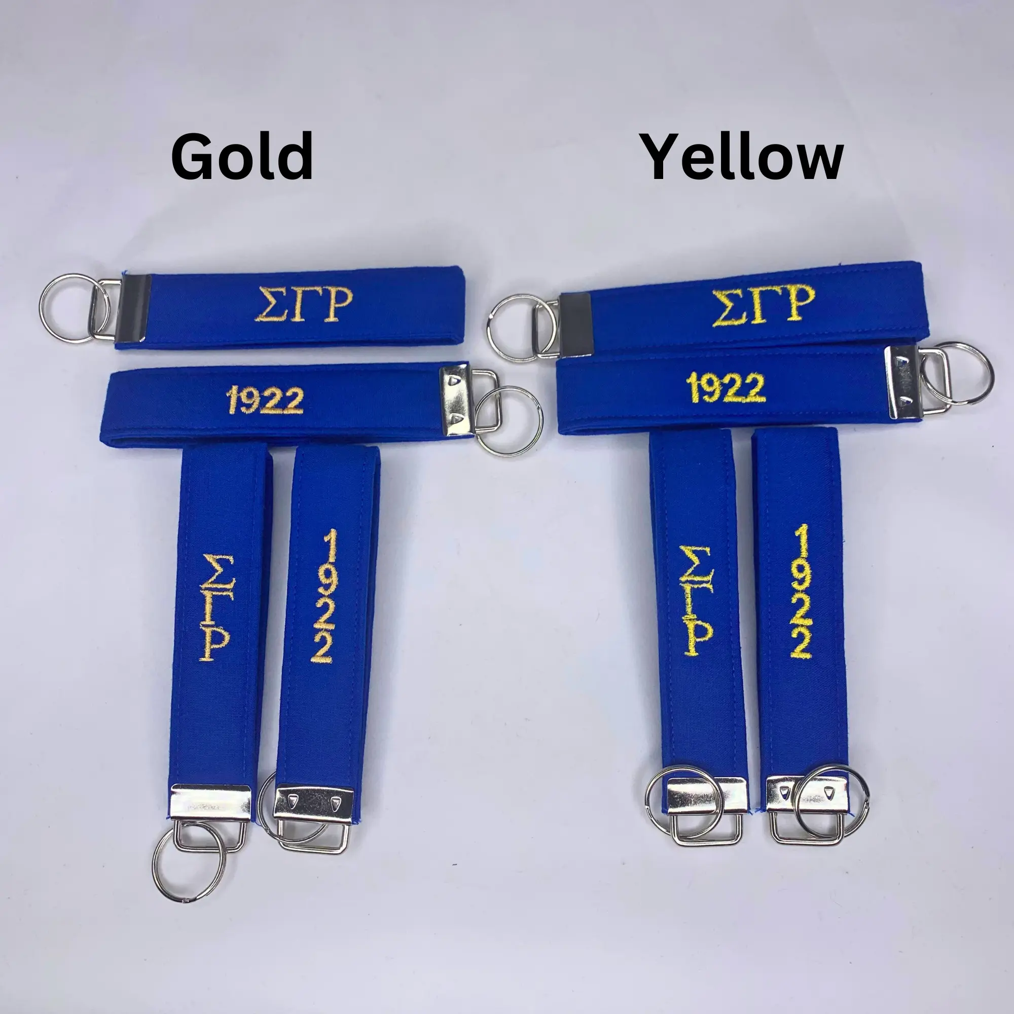 Sigma Gamma Rho Embroidered Key fob