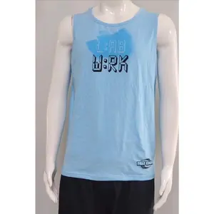 TEN4 LAB WRK SWEAT ACTIVATED COMPRESSION TANK LIGHT BLUE