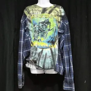Megadeth Upcycled Oversized Flannel