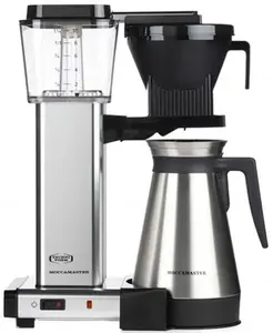 212 MAIN Technivorm Moccamaster 79312 Silver Coffee Maker, Handmade Craft Design, Drip Stop Feature, Household Kitchen Coffee Machine Accessory