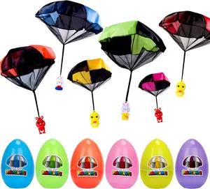 6 Pack Easter Egg with Parachute Toy for Kids Girls Boys Easter Basket Stuffers Gifts