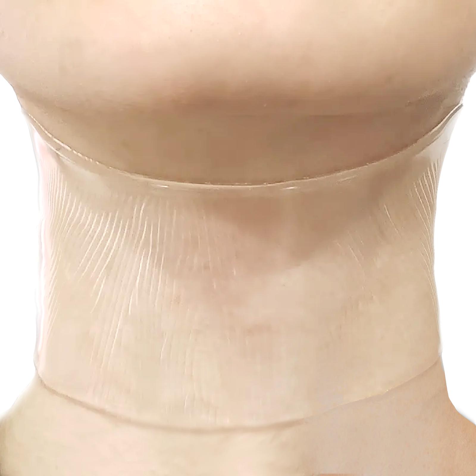 Hydrating Silicone Neck Wrinkle Patches Clear Reusable Neck Mask For Moisturizing Dry Skin Care Routine