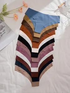 Women's Solid Seamless Panties, Comfort Soft Elegant Knicker, Multipack Panties Underwear for All Seasons, Panties for Women, Womenswear & Underwear, Underwear for Women, Women Underwear