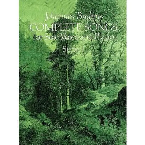 USED Book - Complete Songs for Solo Voice and Piano, Series I (Dover Song Collections) by Johannes Brahms (Paperback) - english