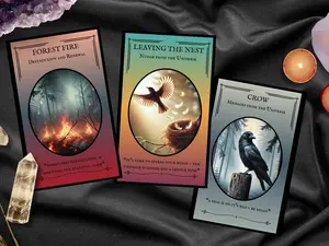 Rainfall & Reverie Oracle Deck 82 Cards Nature-Based with Beautiful Images for Self-Reflection and Exploration Ideal for Reconnecting with Inner Nature