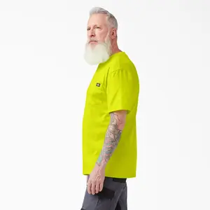 Heavyweight Neon Short Sleeve Pocket T-Shirt