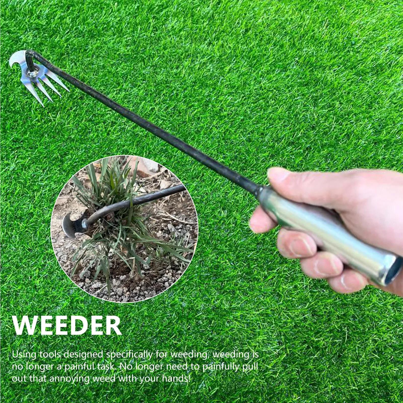 Multi-Functional Weeding Tool | Root Pulling Hoe & Soil Loosening Shovel | Durable Garden Weed Puller for Vegetable Planting | Upgraded Gardening Hand Tool