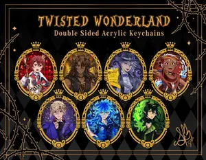 Twisted Wonderland Dorm Leaders Acrylic Keychain