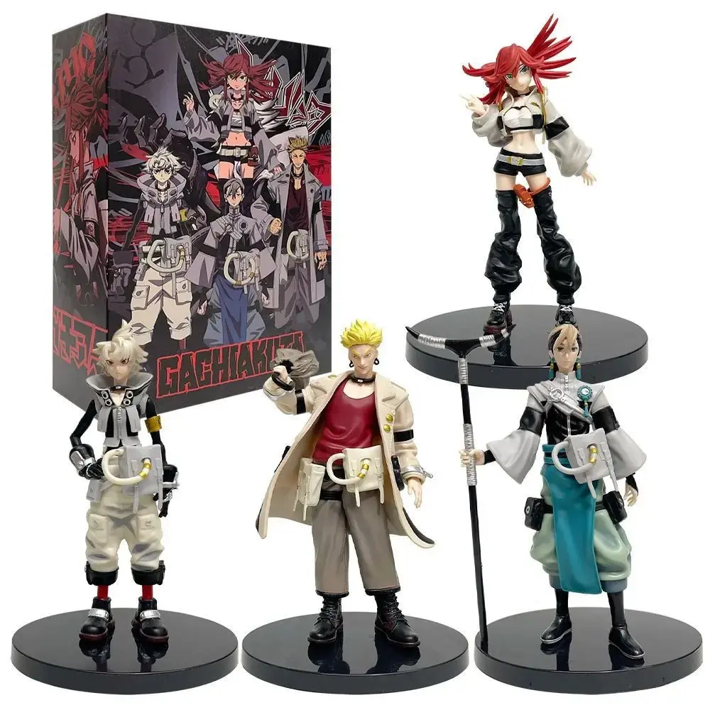 Gachiakuta Rudo, Zanka, and Enjin: Highly Detailed Anime Action Figures – Desk Collectibles and Gifts for Adult Fans