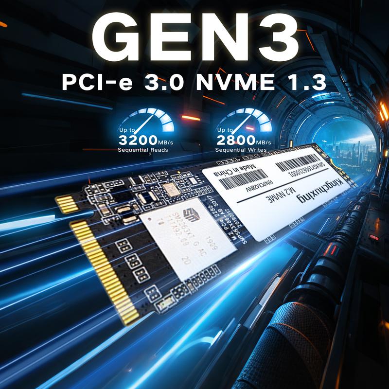 Kingchuxing SSD Nvme M2 Pcie Gen3x4 PCIe3.0 2280 2TB 1TB 512GB Laptop PC Desktops