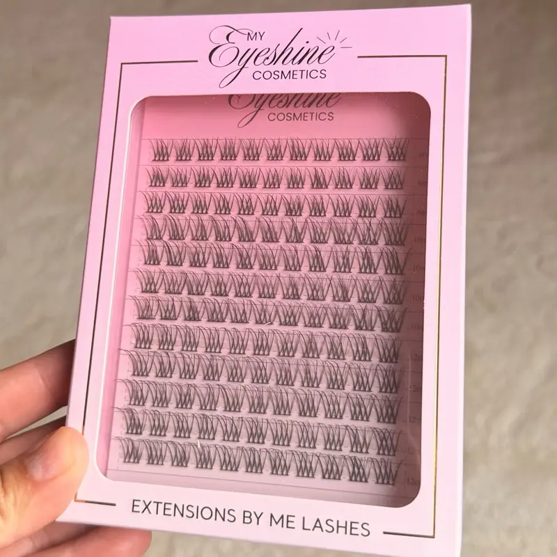 Eyeshine Natural Mini (black 8-12mm) extensions by me soft D curl glue sold separately