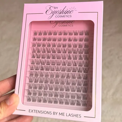 Eyeshine Natural Mini (black 8-12mm) extensions by me soft D curl glue sold separately