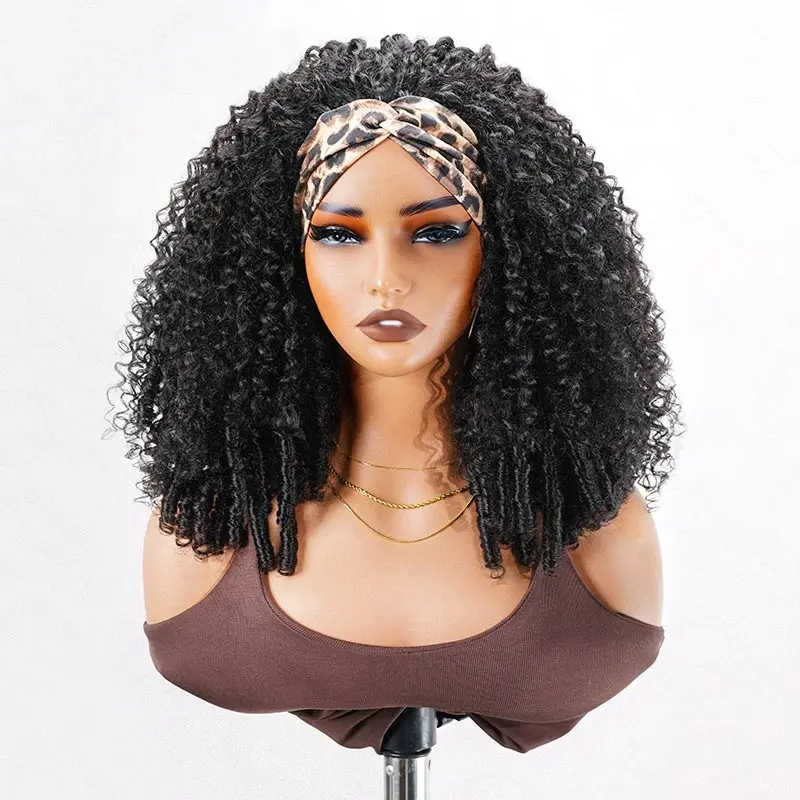 QVR Burmese Curly Drawstrings Half Wig 3 In 1 Human Hair Wig Beginner Friendly