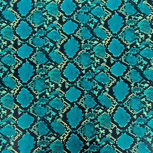 Caicos Snake Skin Faux Leather Vinyl Fabric