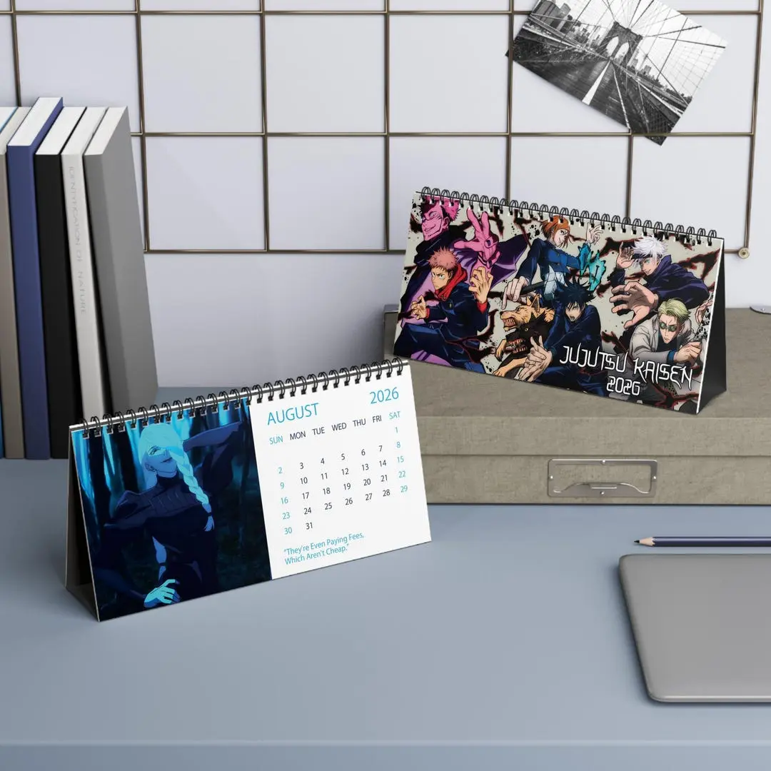 2026 Anime Desk Calendar | JJK 2026 Desk Calendar | Anime Calendar