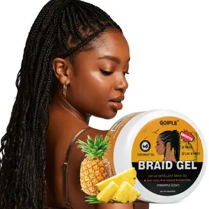 8.8OZ High Shine Braiding Gel - Strong Hold for Twists, Locs, Cornrows, Tames Frizz, No Flake, Easy Edge Control  Keratin Super Duration