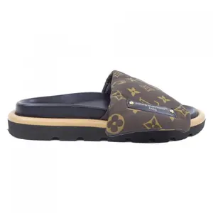 Pre-owned Louis Vuitton Other Small Leather Goods Pool Pillow Line Leather Sandals