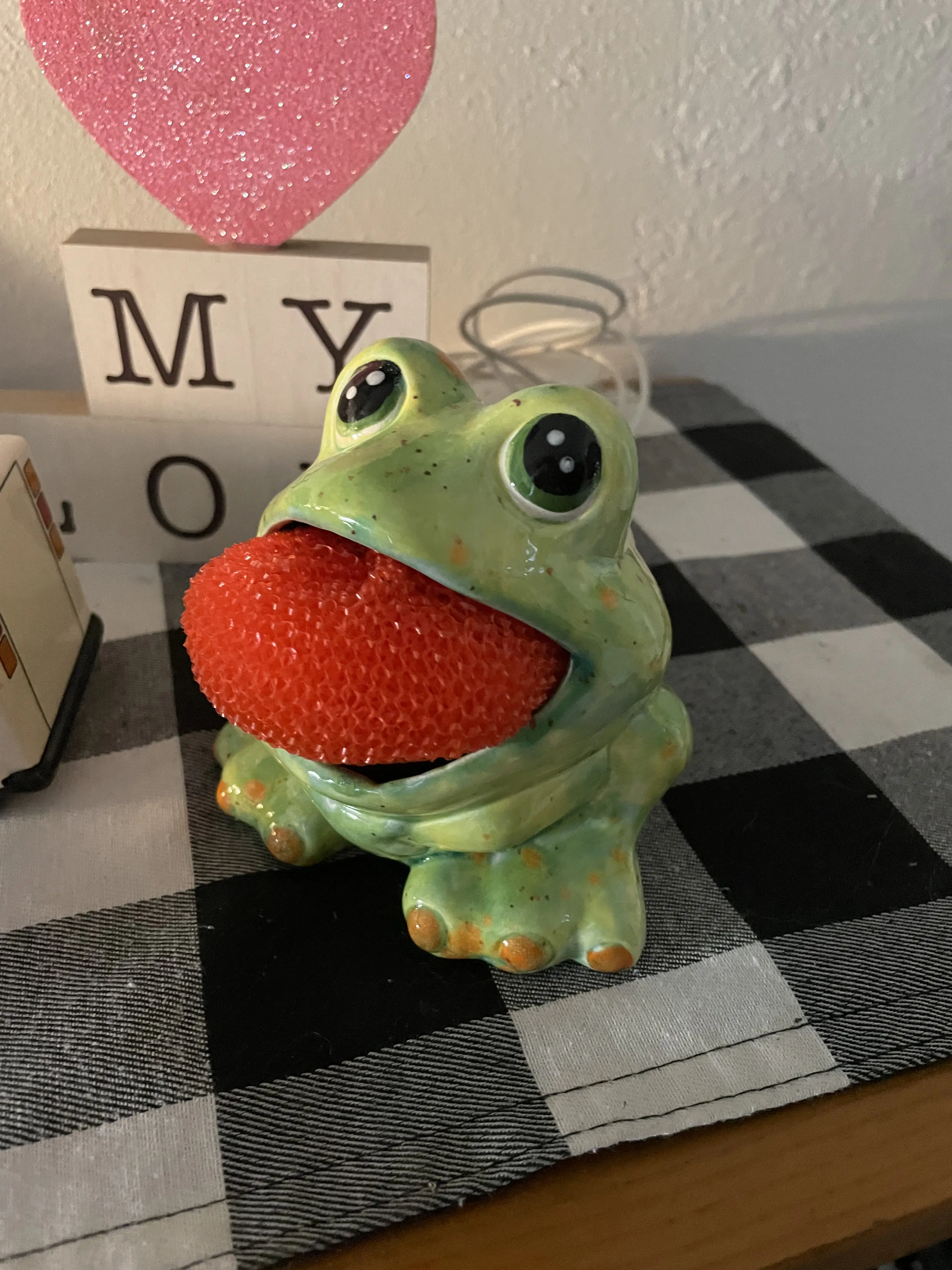 Frog Scrubbie