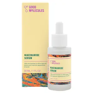 Good Molecules Niacinamide Serum - 10% Niacinamide to Target Acne, Nourishment, and Skin Tone