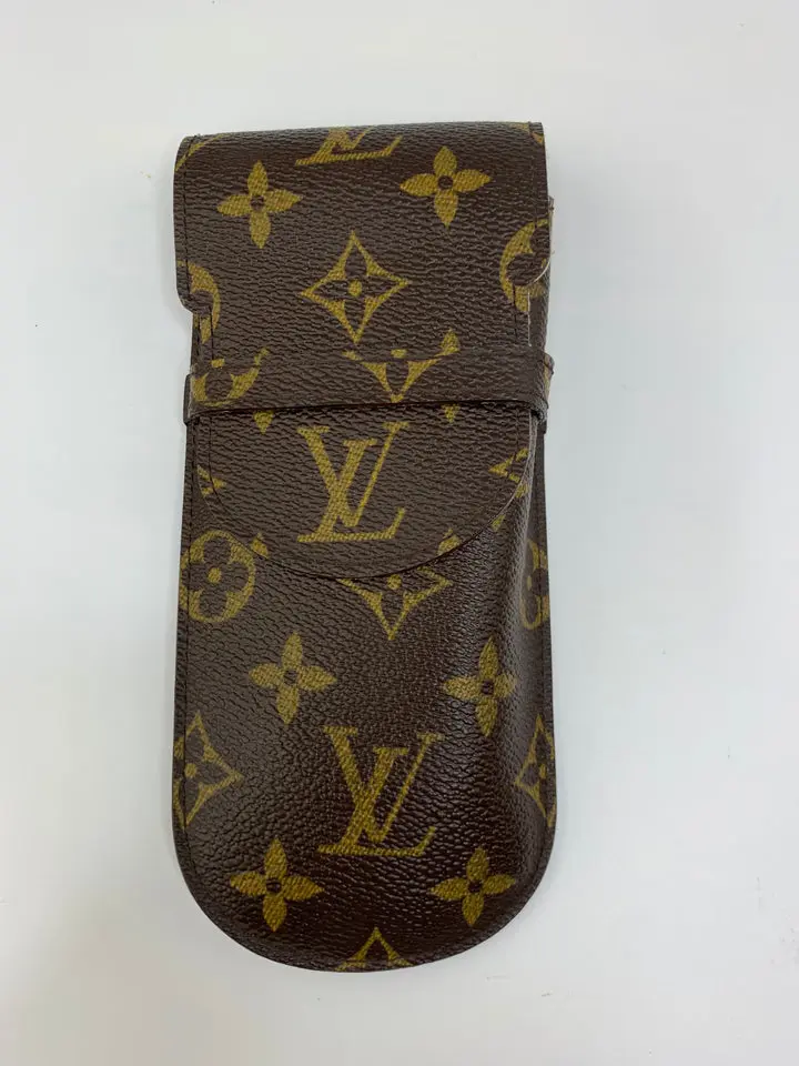 Pre-owned Louis Vuitton canvas Small Leather Goods Sunglass Case