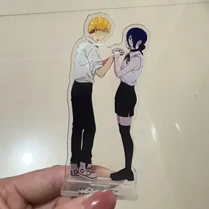 Anime Acrylic Stand Reze Arc Denji Cosplay Stand Model Plate Figure Acrylic Standing Desktop Ornament Props