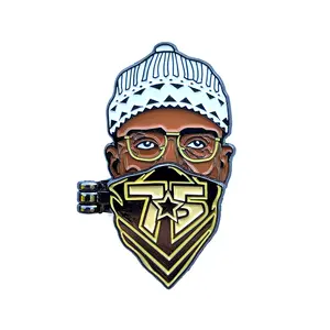 Amilcar Cabral Enamel Hinged Pin