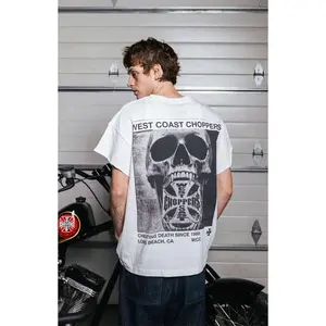 West Coast Choppers Men's Cheating Death Cap Sleeve T-Shirt - Multicolor