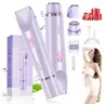 Women's Cordless Rechargeable Stainless Steel 2-in-1 Dual-Head Electric Bikini Trimmer - Personal Care Gadget, Dry/Wet Safe, Hypoallergenic Skin-Friendly, Smooth Shave, Home Haircut, Travel-Ready Waterproof Appliance