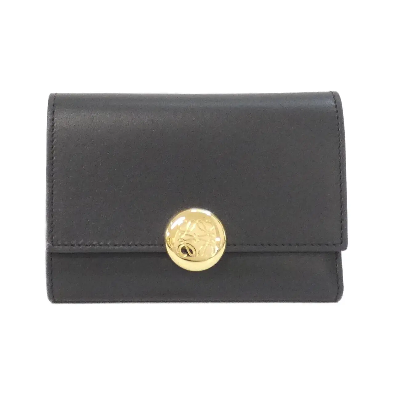 Pre-owned Loewe Calfskin Small Leather Goods Calf Wallet
