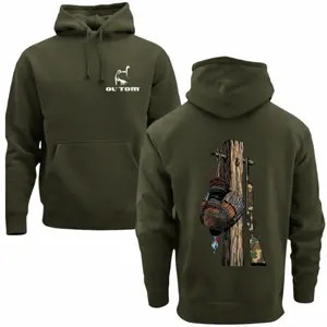 OL'TOM Turkey Hunting Hoodie, Technical Turkey Gear Pullover, Hunter Graphic Sweatshirt, Outdoor Hunting Gift for Men Women
