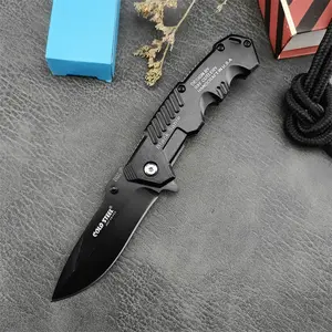 Hot Outdoor 217 Pocket Folding Knife 440C Blade Aluminum Alloy Handle EDC Survival Carry Knife Rescue Hiking Camping Tool Survival Tools Stainless Steel Knives