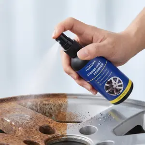 Homonth Rust Remover Spray, Quick Rust Removal for Metal Surfaces, Gentle on Base Material, Multi-Functional Cleaning for Wheel Rims