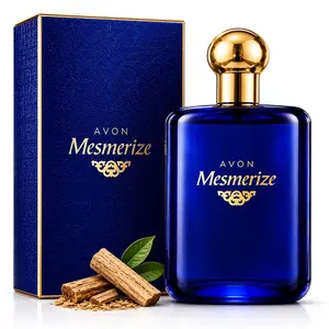 AVON Mesmerize Cologne Spray for Men, 3.4 fl oz – Warm Amber and Sandalwood Fragrance