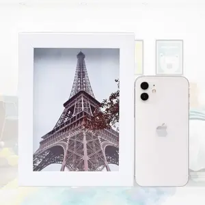 5x7 Shadow Box Frame 2-Pack Wood 3D Picture Frame with Glass Cover Display Case for Wall-Hanging or Free-Standing Picture Showcase, White