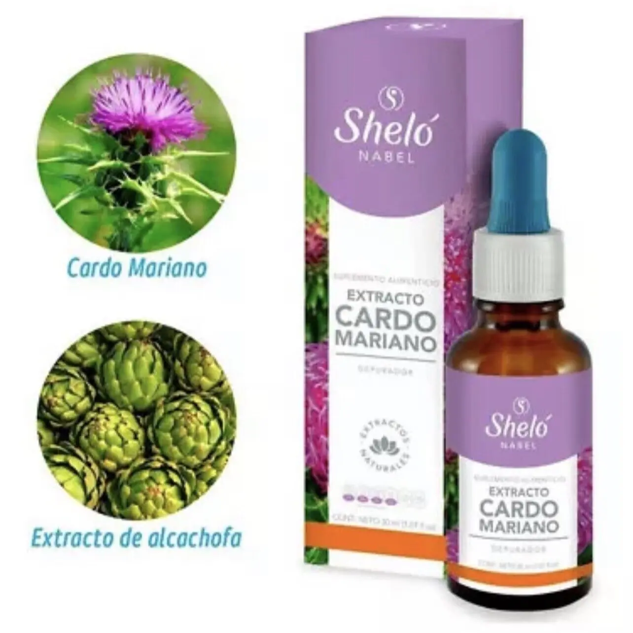 Cardo Mariano / milk thistle Sheló NABEL Supplement Edible Cardo Mariano / milk thistle Sheló NABEL Supplement Edible